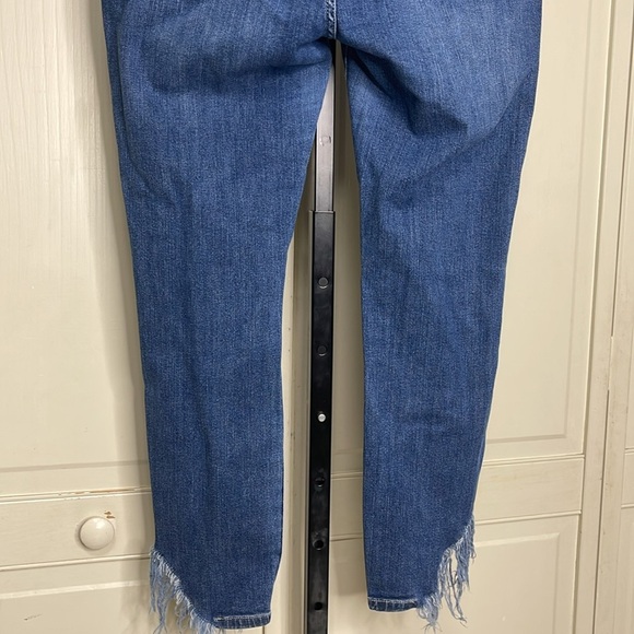 Judy Blue Womens Skinny Fit Blue Denim Jeans  Distressed Distroyed Size 11/30 - Picture 7 of 12